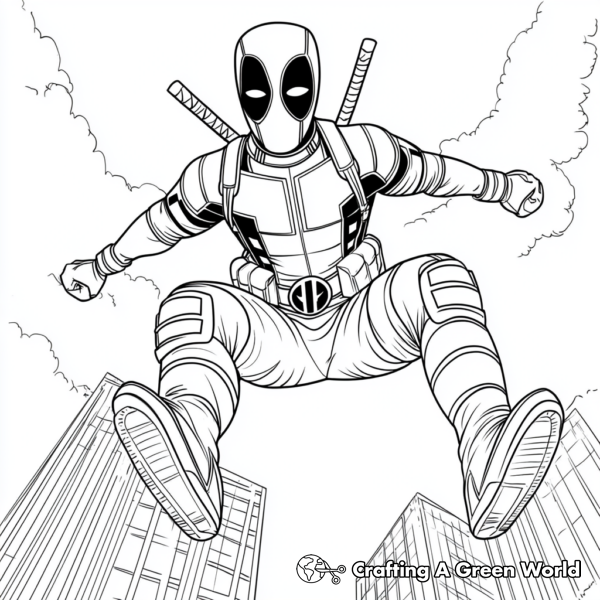Deadpool Coloring Pages - Free & Printable!
