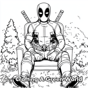 Deadpool Coloring Pages - Free & Printable!