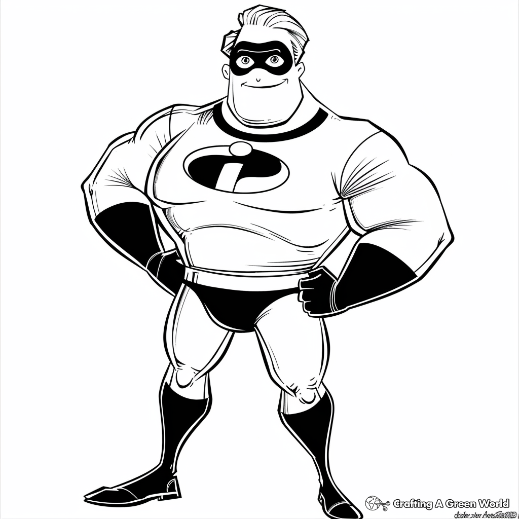 The Incredibles Coloring Pages - Free &amp; Printable!