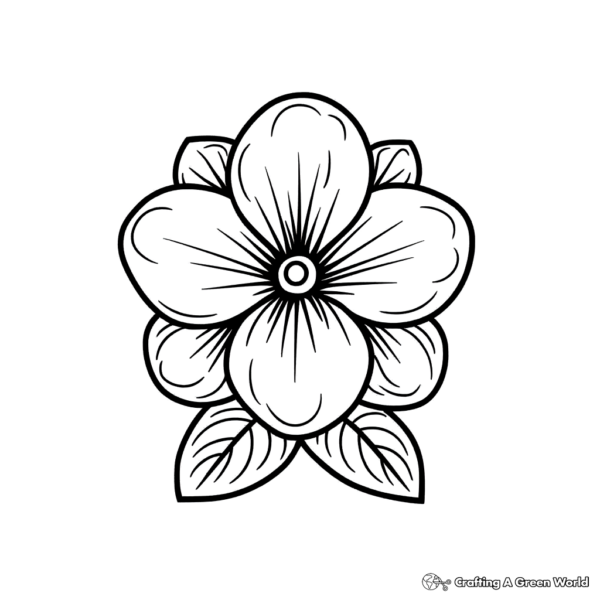 Easy Flower Coloring Pages - Free & Printable!