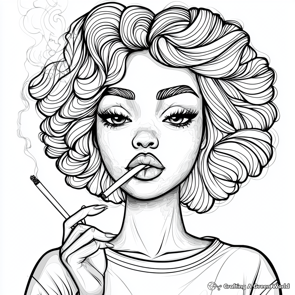 Weed Coloring Pages Free Printable 