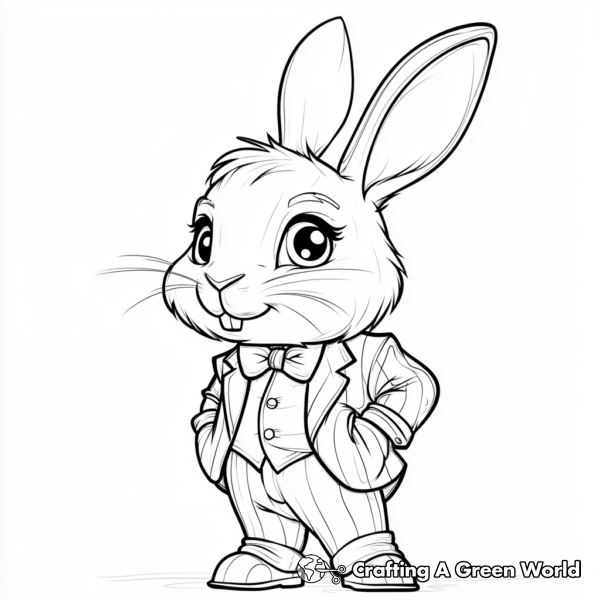 Bunny Coloring Pages For Adults - Free & Printable!