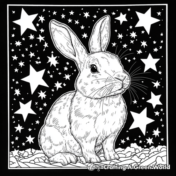 Bunny Coloring Pages For Adults - Free & Printable!