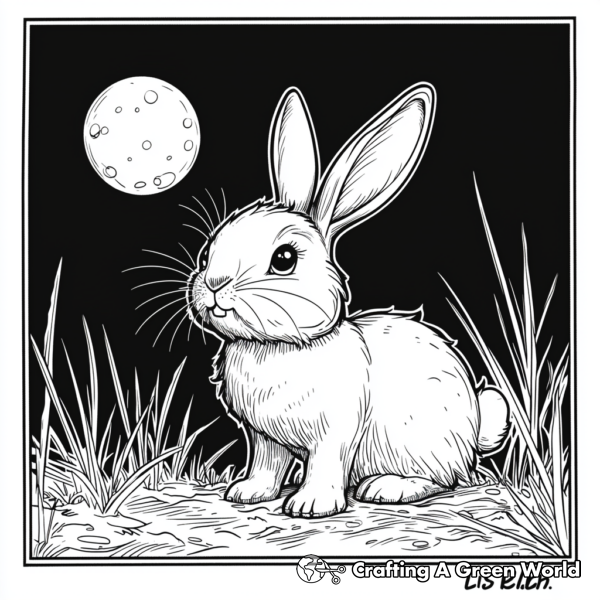 Bunny Coloring Pages For Adults - Free & Printable!