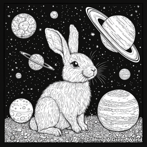 Bunny Coloring Pages For Adults - Free & Printable!