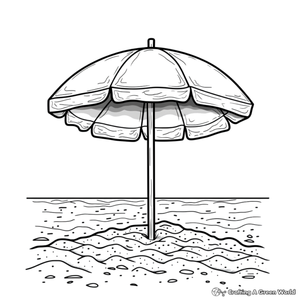 Umbrella Coloring Pages - Free & Printable!
