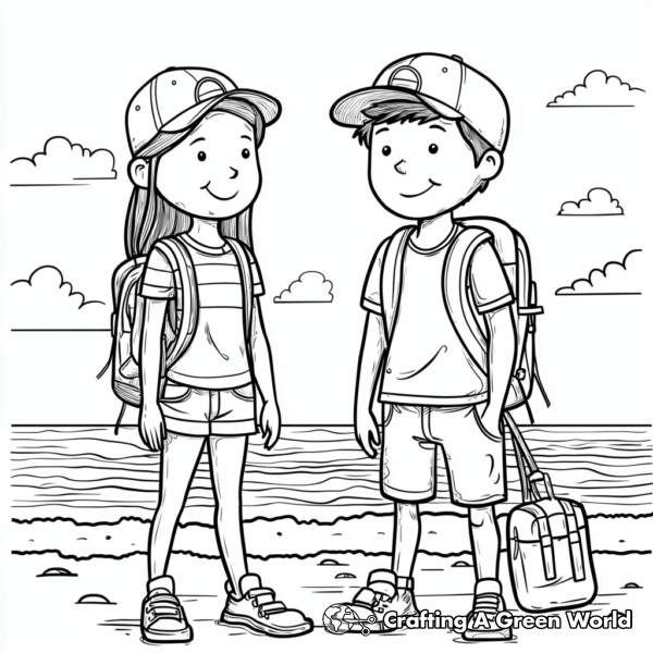 Preppy Coloring Pages - Free & Printable!