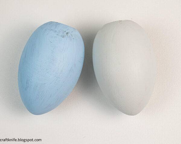 hand-painted wooden Easter eggs