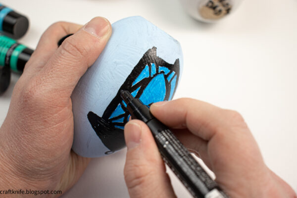 hand-painted Easter eggs