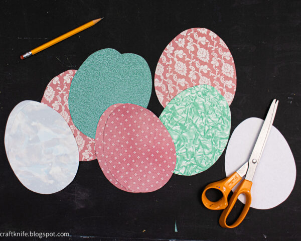 Treat-filled paper Easter Eggs