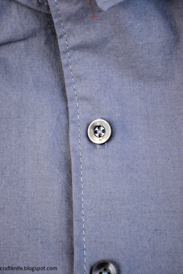 hand-sew a buttonhole