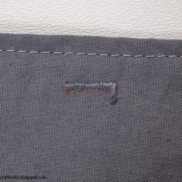 hand-sew a buttonhole