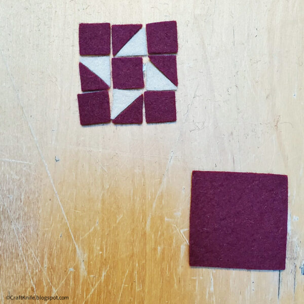 mini quilt block