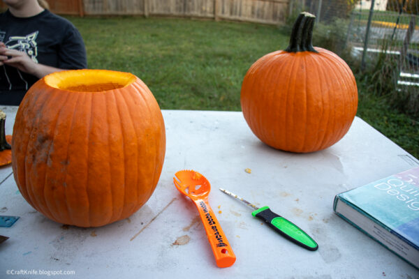 quilt block jack-o-lantern